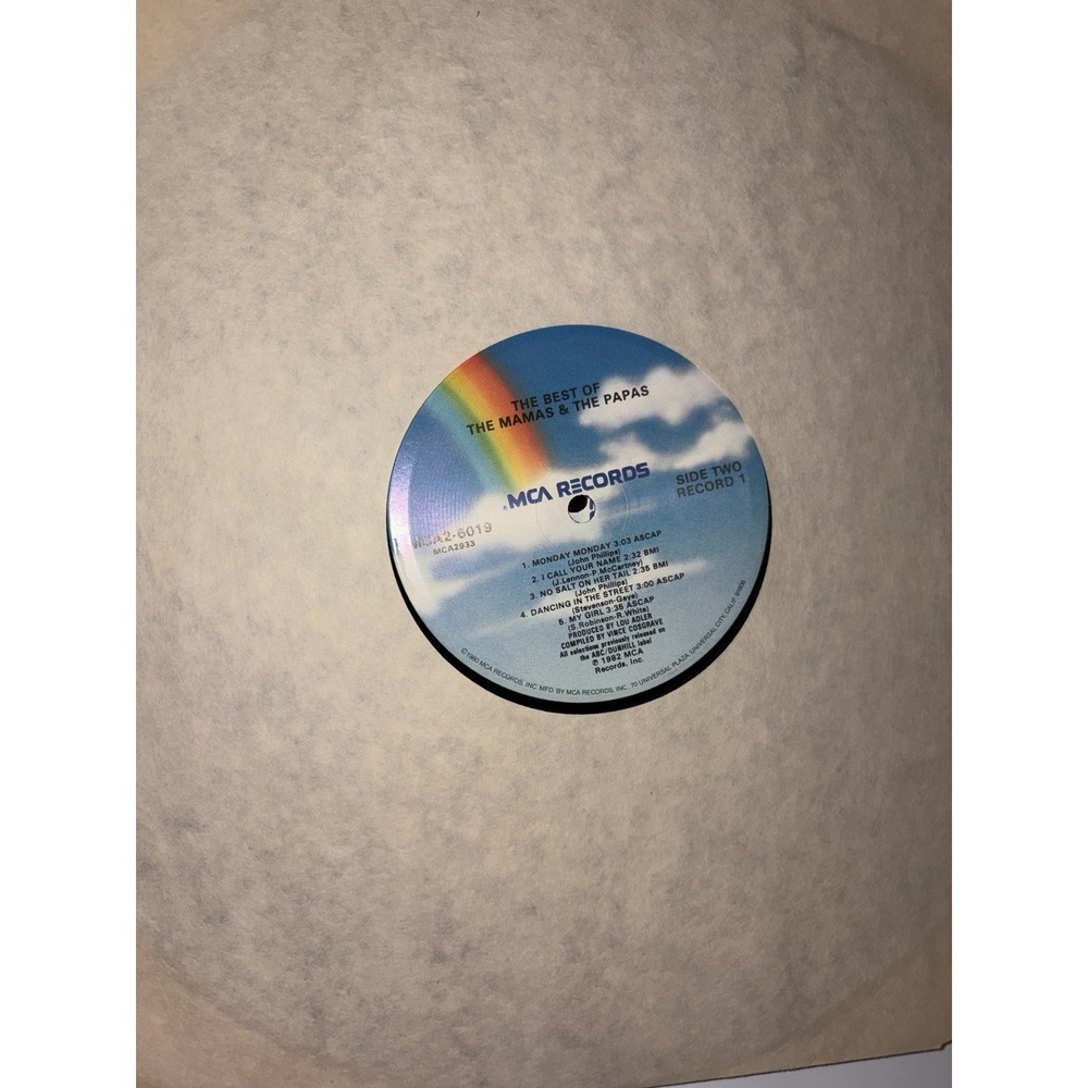 "The Best of The Mamas & The Papas" double vinyl record set LP - Picture 3 of 6